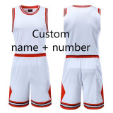 Custom Name + Number Kids & Adult College Basketball Jerseys USA Throwback Basketball Jersey Youth Cheap Basketball Uniforms Ses