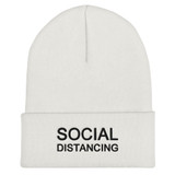 Social Distancing Unisex Cuffed Beanie