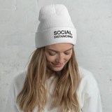 Social Distancing Unisex Cuffed Beanie