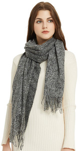 Premium Soft Elegant Solid Color Cashmere Scarf Shawl Wrap