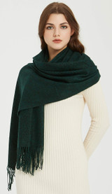 Premium Soft Elegant Solid Color Cashmere Scarf Shawl Wrap