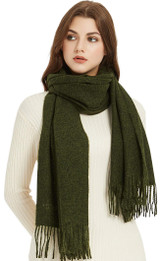 Premium Soft Elegant Solid Color Cashmere Scarf Shawl Wrap