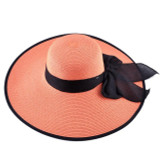 Floppy Wide Brim Straw Beach Hat - 10 Colors