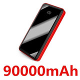 90000 mAh High Capacity Power Bank Mobile Phone Fast Charger Portable Travel Powerbank for Xiaomi Samsung IPhone Poverbank
