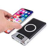 50000mah Power Bank External Battery Bank Built-in Wireless Charger Powerbank Portable QI Wireless Charger For iPhone 8 8plus XS