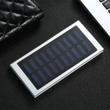 Solar Power Bank 30000mah External Battery 2 USB LED Powerbank Portable Mobile phone Solar Charger for Xiaomi iphone huawie