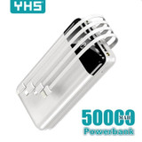 50000mAh Power Bank Large Capacity LCD PowerBank External Battery USB Portable Mobile Phone Charger for Samsung Xiaomi Iphone