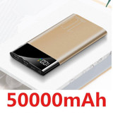 90000mAh Power Bank Portable Ultra-thin Phone Charger Digital Display 2 USB Outdoor Travel Powerbank for Xiaomi Samsung IPhone