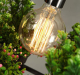 Metta - Wrought Iron Suspended Planter Lamp