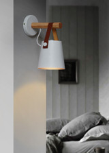 LED Wooden Nordic Wall Lamp