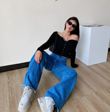 Louise High Waisted Loose Denim Jeans