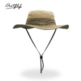Breathable Mesh Polyester Wide Brim Bucket Hat (Unisex)  - 12 Colors