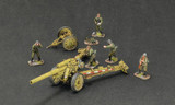 Italeri 1/72 15cm Field Howitzer/10.5cm Field Gun w/5 Crew (New Tool) Kit