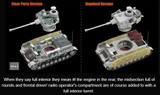 Rye Field 1/35 German PzKpfw IV Ausf J SdKfz 161/2 Last Production Tank w/Full Interior & Workable Track Links Kit