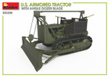MiniArt 1/35 US Armored Tractor w/Angled Dozer Blade Kit