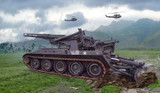 Italeri Military 1/35 M110 Self Propelled Howitzer Gun Kit