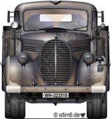 Ace 1/72 German G917T (m.1939 soft cab) 3-Ton Cargo Truck Kit