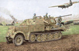 Dragon Military 1/35 Sd.Kfz.7/2 3.7cm FlaK 37 w/Armor Cab or Sd.Kfz.7/2 3.7cm FlaK 36 Kit