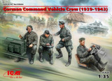 ICM 1/35 German Command Vehicle Crew 1939-1942 (4) (New Tool) Kit