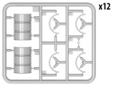 MiniArt 1/35 WWII German 200L Fuel Drum Set (12) Kit