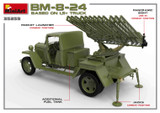 MiniArt Military Models 1/35 Soviet BM8-24 Rocket Launcher Based on 1.5-Ton Truck (New Tool) Kit