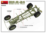 MiniArt Military Models 1/35 Soviet BM8-24 Rocket Launcher Based on 1.5-Ton Truck (New Tool) Kit