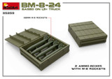 MiniArt Military Models 1/35 Soviet BM8-24 Rocket Launcher Based on 1.5-Ton Truck (New Tool) Kit