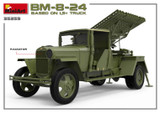 MiniArt Military Models 1/35 Soviet BM8-24 Rocket Launcher Based on 1.5-Ton Truck (New Tool) Kit