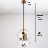 Bayet Glass Ball Pendant Lights