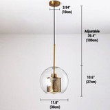 Bayet Glass Ball Pendant Lights