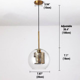 Bayet Glass Ball Pendant Lights