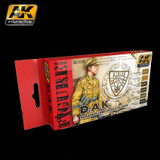 AK Interactive 	Figure Series: DAK Soldier Uniforms Acrylic Paint Set (6 Colors) 17ml Bottles