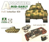 Takom 1/35 WWII Panther A Mid-Early Production SdKfz 171 Tank w/Full Interior Kit
