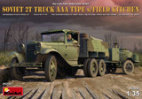 MiniArt Military Models 1/35 WWII Soviet 2T AAA-Type Truck w/Field Kitchen Kit