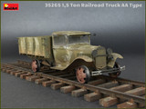 MiniArt Military Models 1/35 German Railroad 1.5-Ton AA Type Truck (New Tool) Kit
