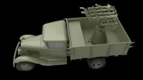 MiniArt Military Models 1/35 Soviet 1.5-Ton Cargo Truck w/ M4 Maxim AA Machine Gun & 2/Crew Kit