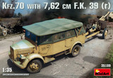 MiniArt Military Models 1/35 German Kfz 70 Personnel Car w/7.62cm FK39(2) Gun Kit