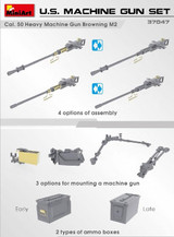 MiniArt Military Models 1/35 US Machine Gun Kit
