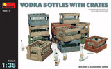 MiniArt Military Models 1/35 Vodka & Schnaps Bottles w/Crates (New Tool) Kit
