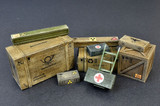 MiniArt Military Models 1/35 Wooden Boxes & Crates Kit