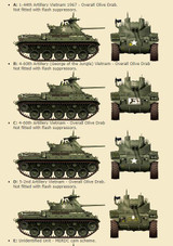 AFV Club 1/35 M42A1 Duster Late Type w/Self-Propelled Anti-Aircraft Gun Vietnam War Kit