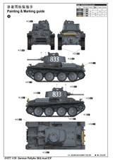 Trumpeter Military Models 1/35 German PzKpfw 38(t) Ausf E/F Tank Kit