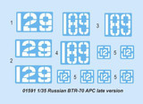 Trumpeter Military Models 1/35 Russian BTR70 Armored Personnel Carrier Late Version Kit