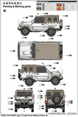Trumpeter Military Models 1/35 JGSDF Type 73 Light Truck Military Police Kit