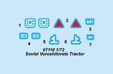 Trumpeter Military Models 1/72 Soviet Voroshilovets Heavy Artillery Tractor Kit