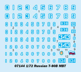 Trumpeter Military Models 1/72 Russian T80B Main Battle Tank Kit