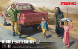 Meng 1/35 Middle Eastern Citizens Figure Set (4 Figures) Kit