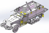 Dragon 1/35 IDF M3 Halftrack Mortar Carrier Kit