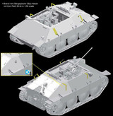 Dragon 1/35 Bergepanzer 38(t) Hetzer Tank w/2cm Flak 38 Gun (2 in 1) Smart Kit