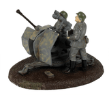 Zvezda Military 1/72 WWII Flak 38 20mm Gun w/2 Crew Snap Kit